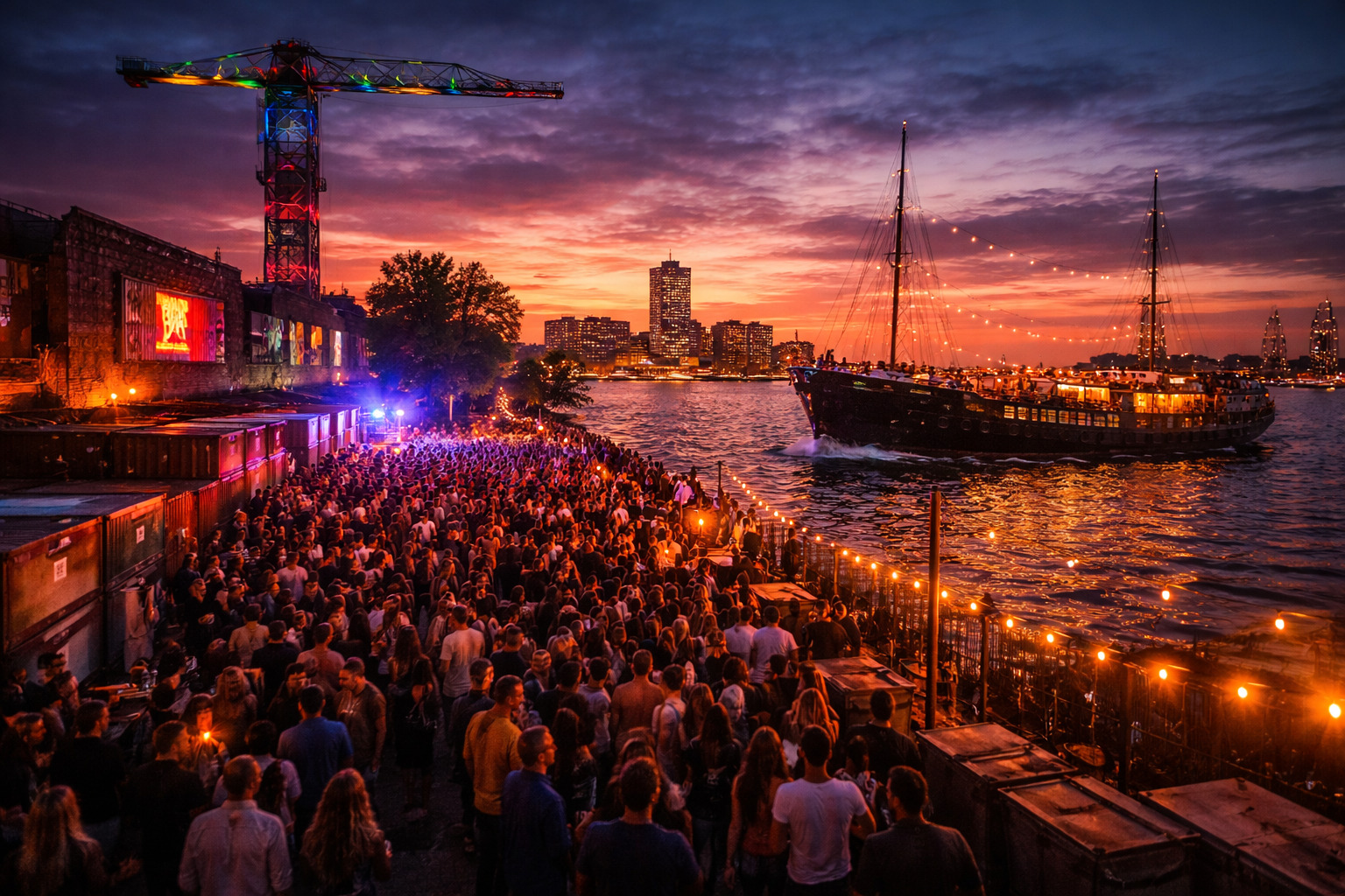THE DECK Amsterdam op het Veronica Schip nightlife event dit weekend NDSM  Slug